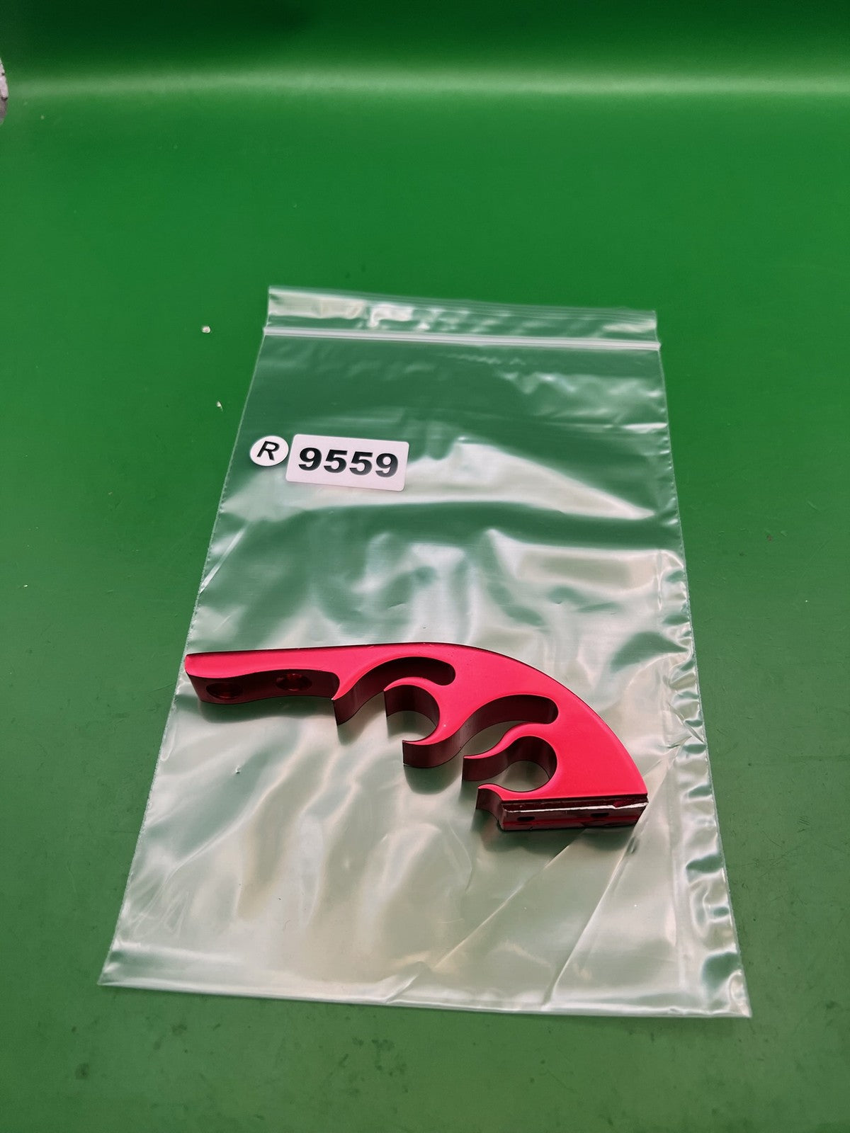 Custom Products CP Flame ASA Rail Drop Forward Red Anodized Aluminum