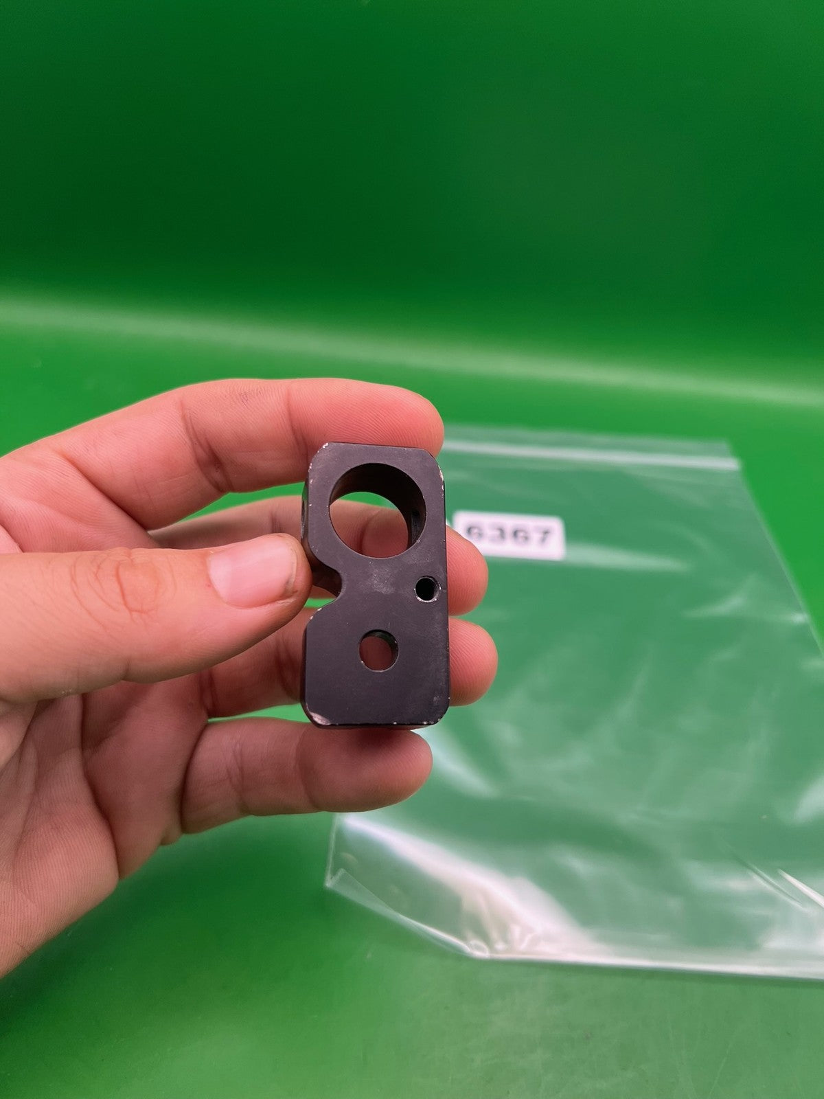 WGP Autococker Inline Back Block - used paintball back block - black