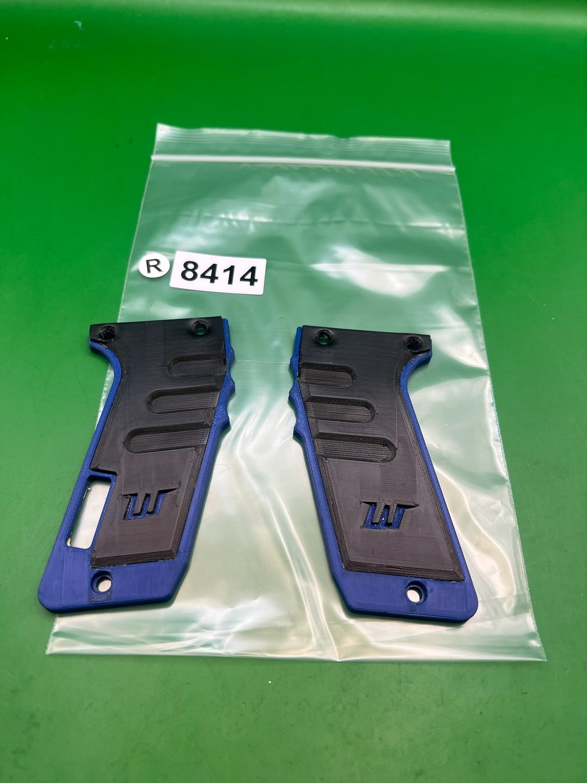 WGP Planet Eclipse Worr E-Blade Grip Panels Blue Black 3D Printed