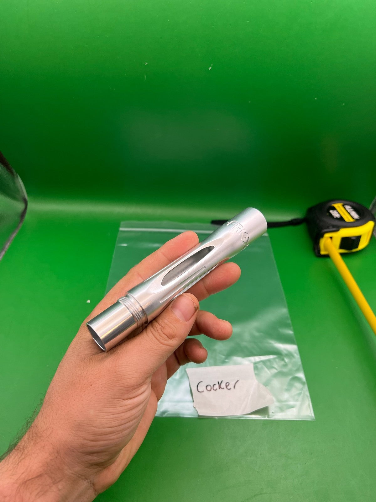 Smart Parts Freak XL Barrel Back AC Autococker Thread Silver Aluminum ~5"