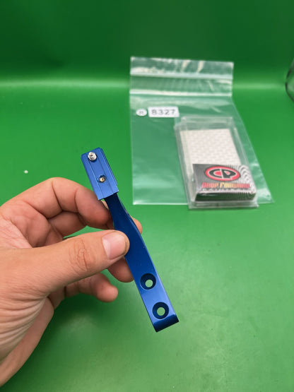 Custom Products CP ASA Rail Drop Forward Blue Anodized Paintball