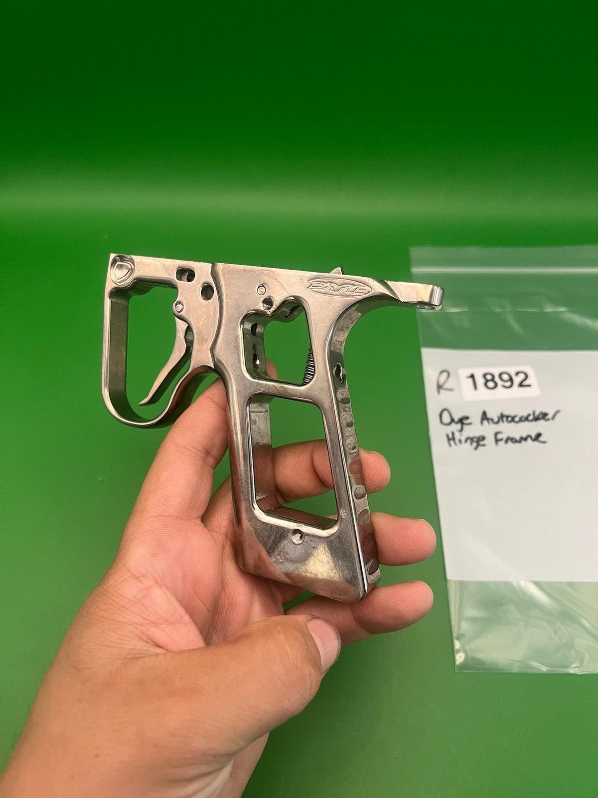 Dye Autococker Hinge Double Swing Trigger Frame Nickel Chrome WGP