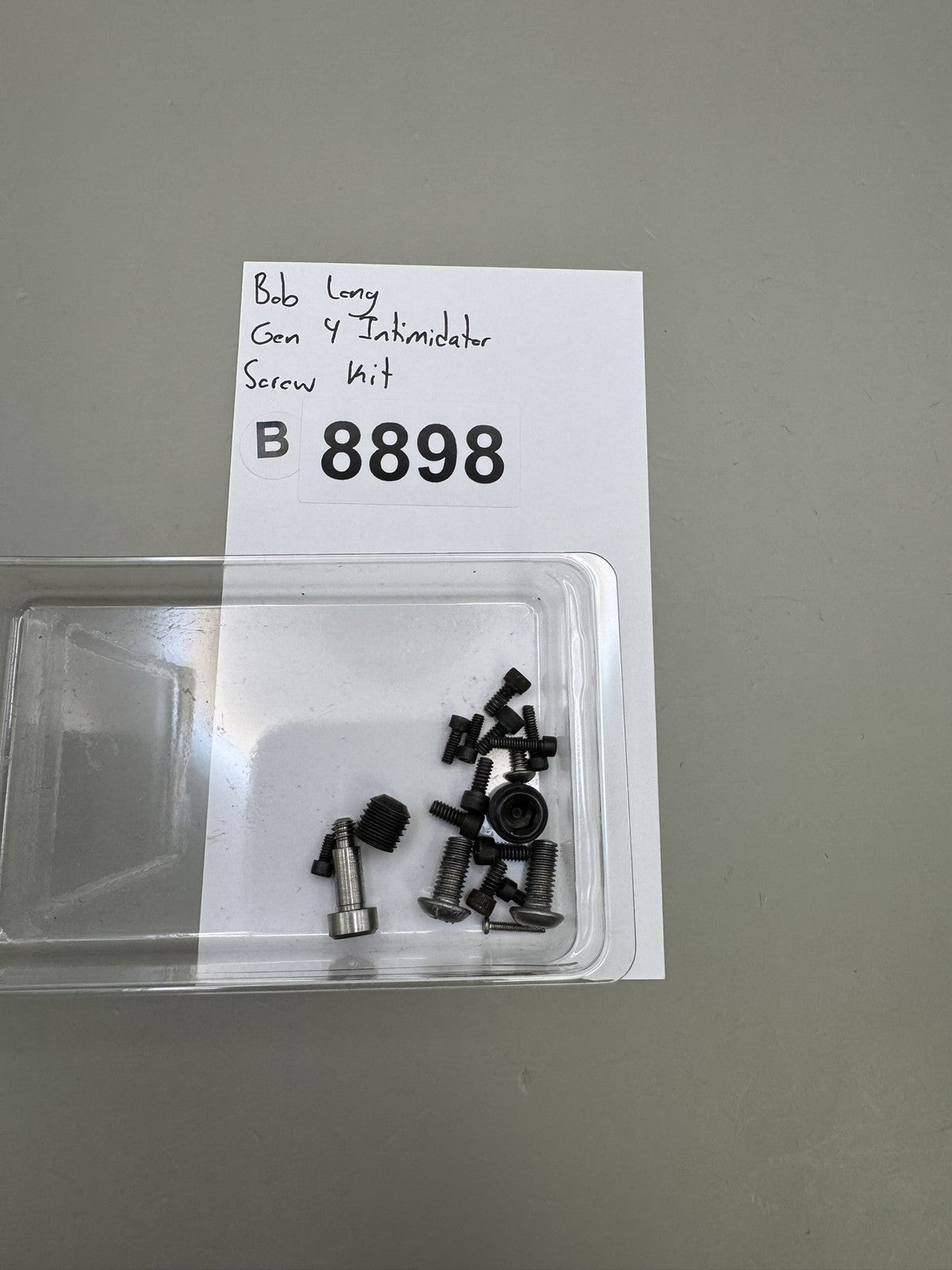 Bob Long Gen 4 Intimidator Screw Kit