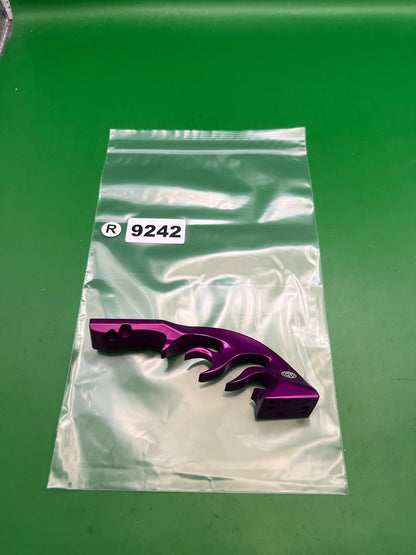 CP Custom Products Flame Drop Forward Purple Anodized Spyder Dovetail Mount