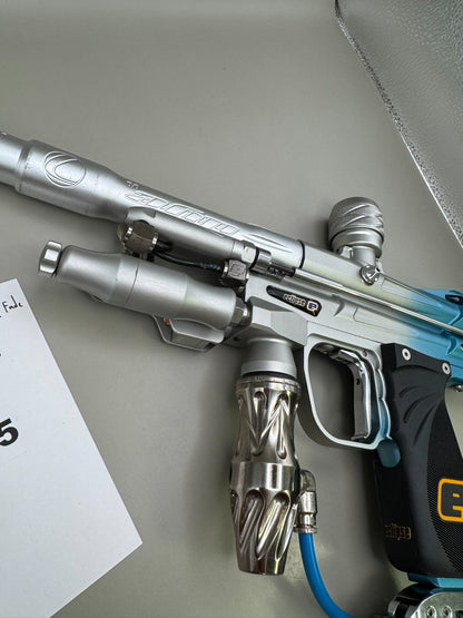 Planet Eclipse E-Blade Autococker - Blue Fade - Paintball Marker Fully Working