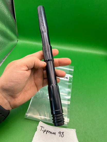 Tippmann 98 Barrel One Piece 12" Black - used paintball barrel - black