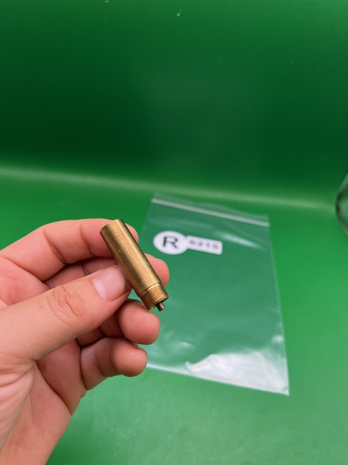 Brass Autococker Ram - used paintball ram - brass