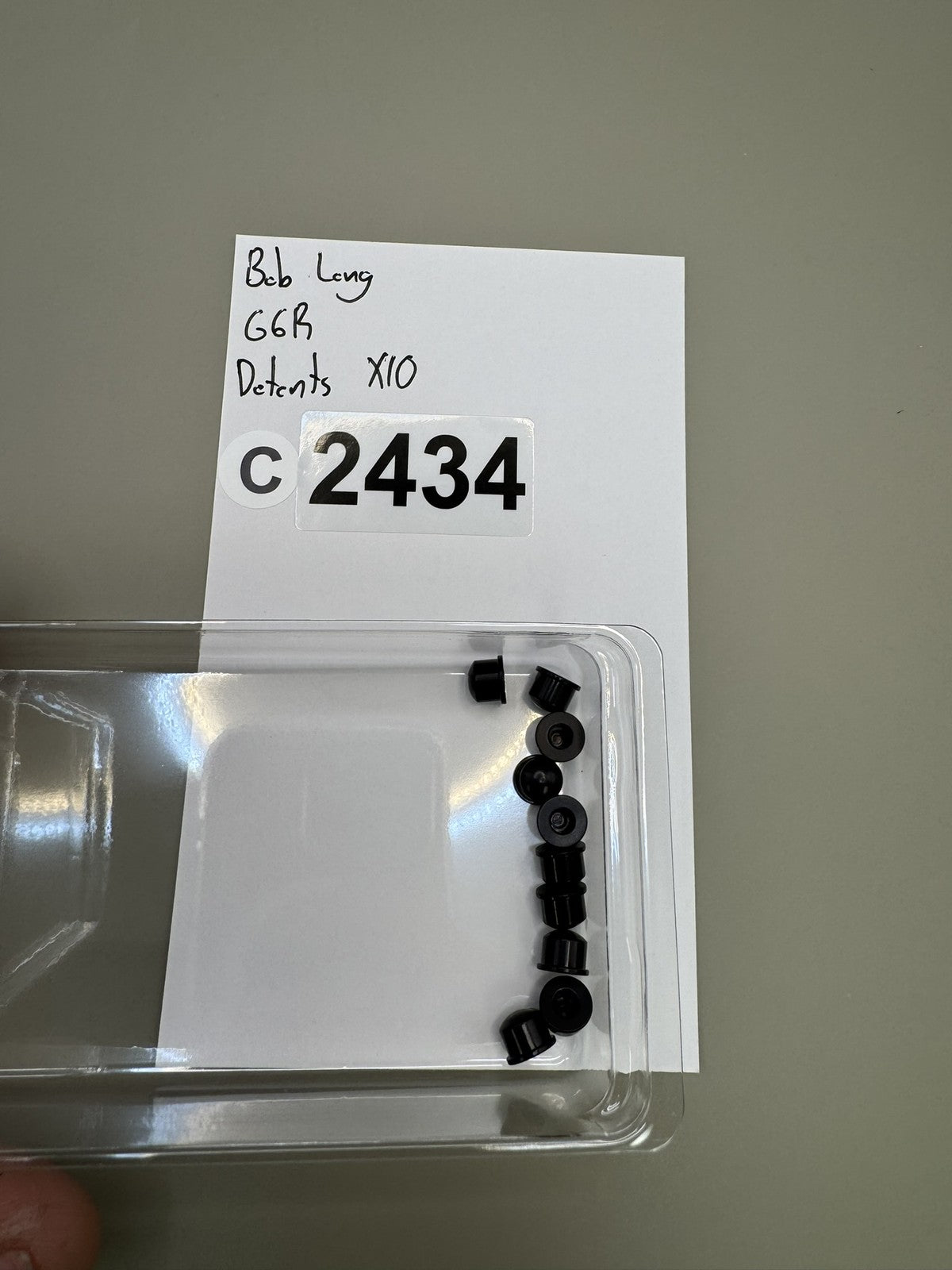 Bob Long G6R Detents X10