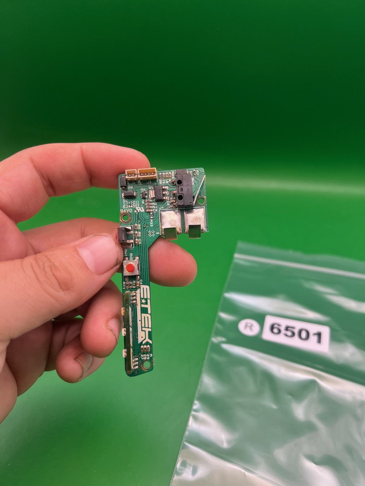 Planet Eclipse E1 Eblade Board - used paintball board - green pcb