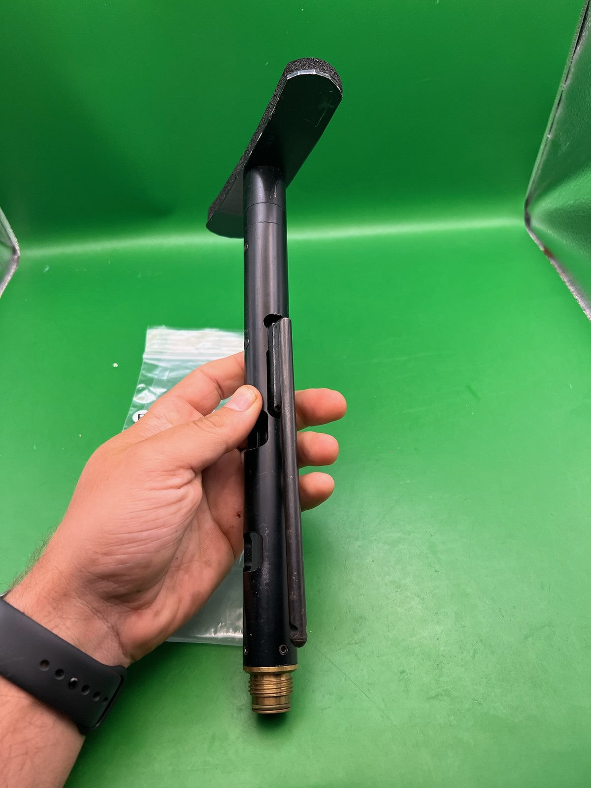Airgun Designs Micro-CA II Gas Through Adjustable Paintball Stock Black