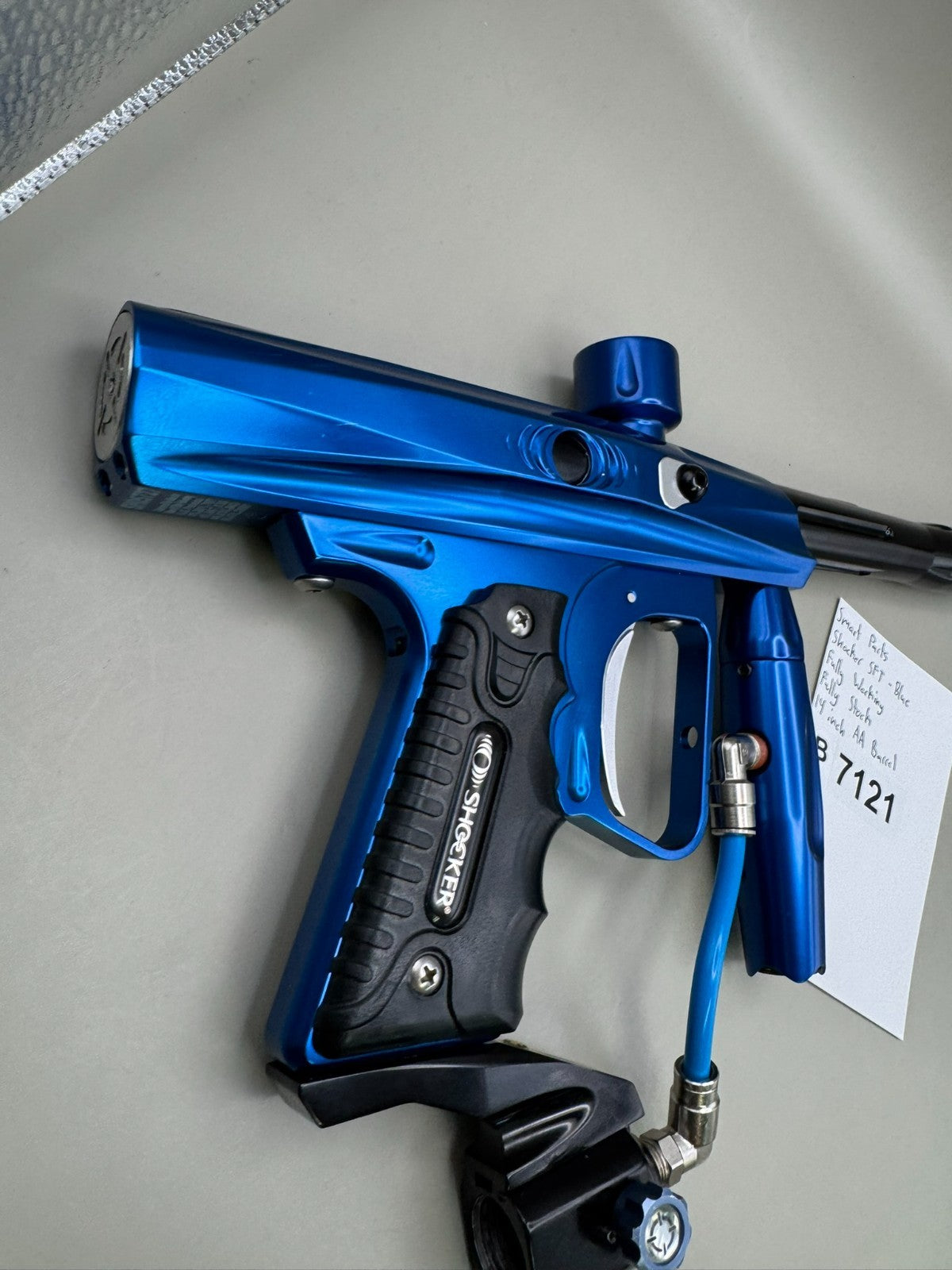 Smart Parts Shocker SFT Blue Paintball Marker Fully Working