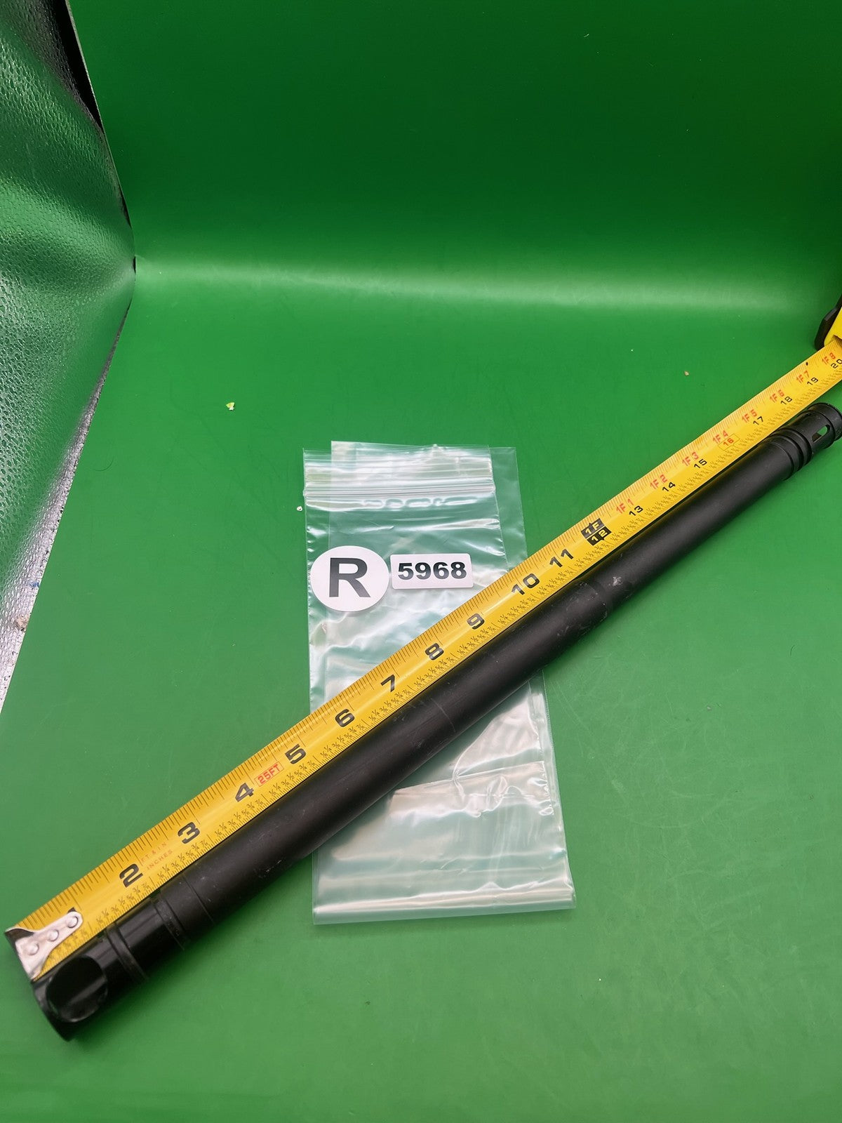 18 Inch Automag Barrel - used paintball barrel - black