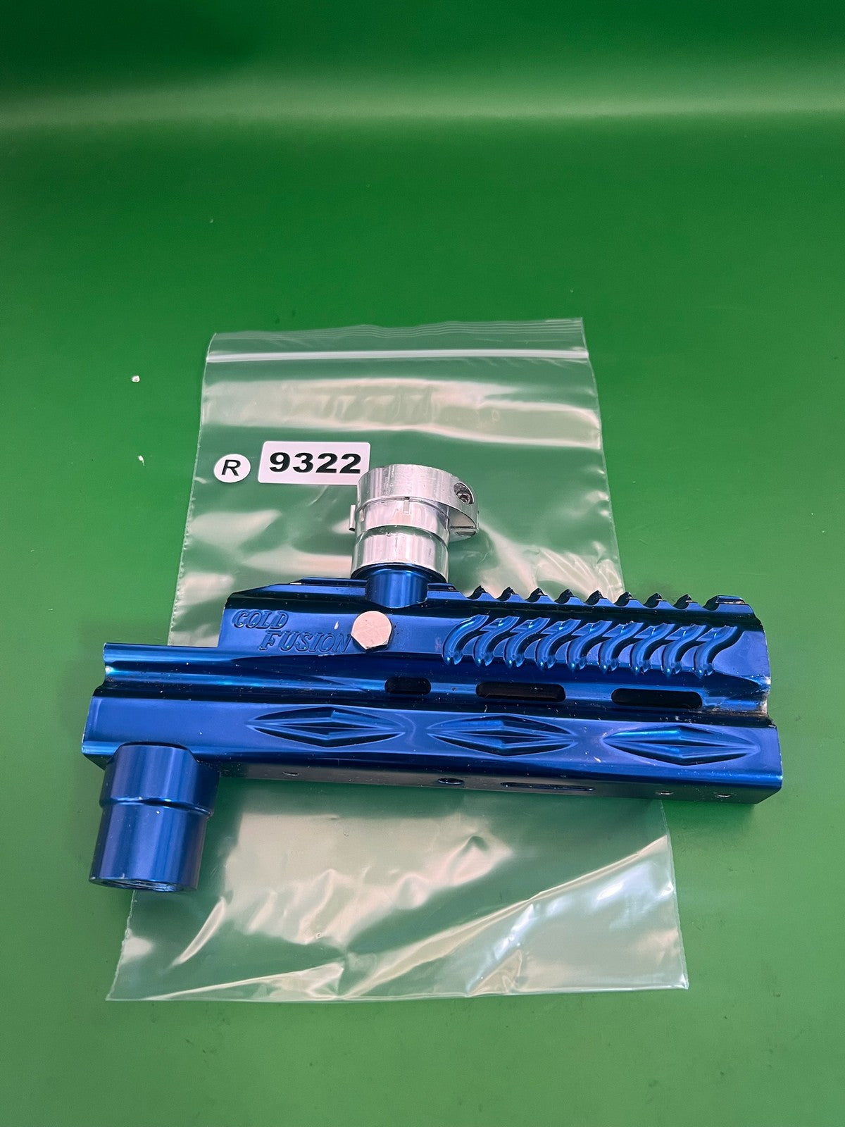 WGP Autococker Cold Fusion Milled Body Blue Ano Custom Engraved