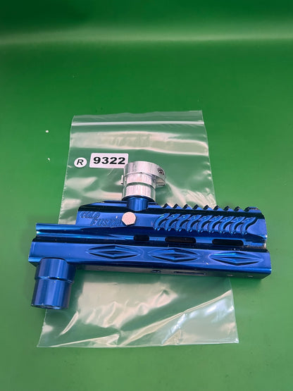 WGP Autococker Cold Fusion Milled Body Blue Ano Custom Engraved