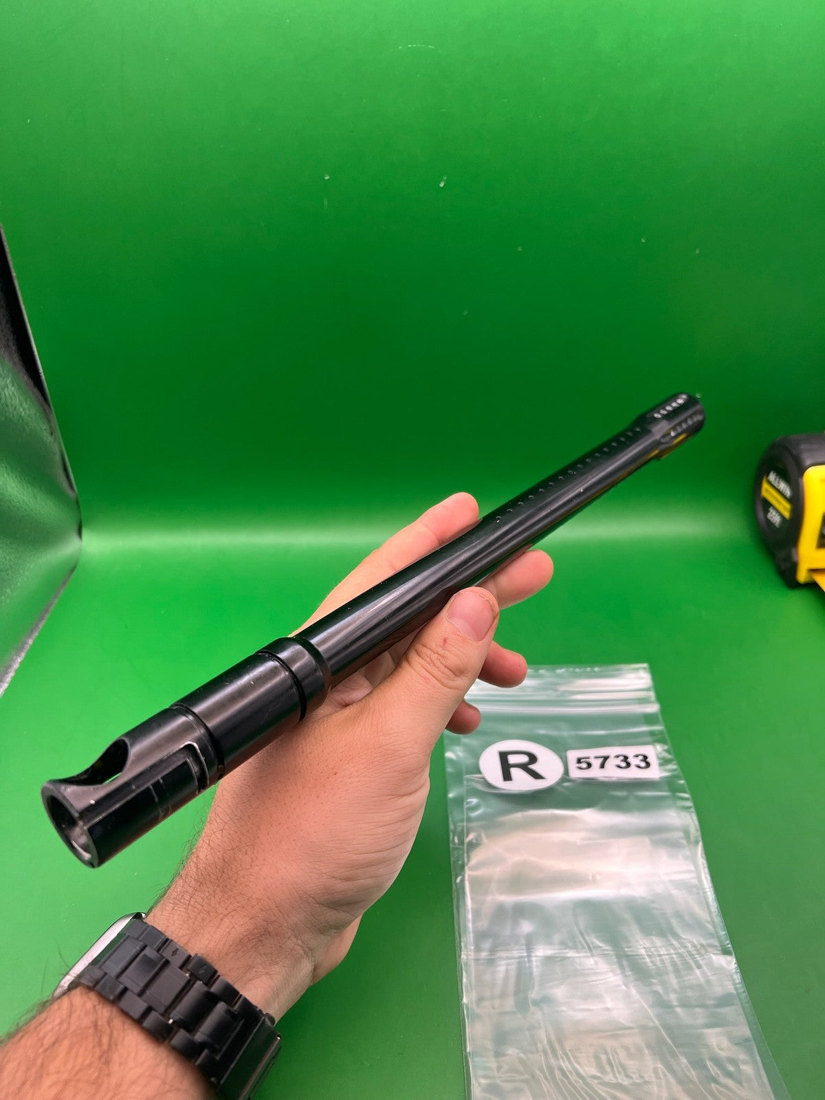 Automag Dye Ultralight .694 Black Barrel - used paintball barrel - black