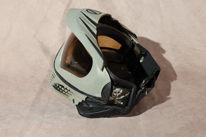 Virtue VIO Paintball Mask Olive Green Black with Play To Win Strap