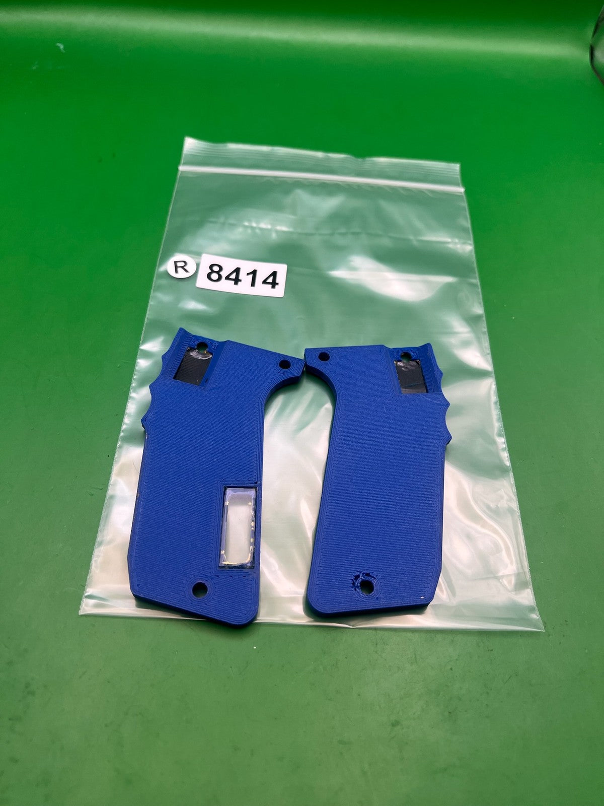 WGP Planet Eclipse Worr E-Blade Grip Panels Blue Black 3D Printed