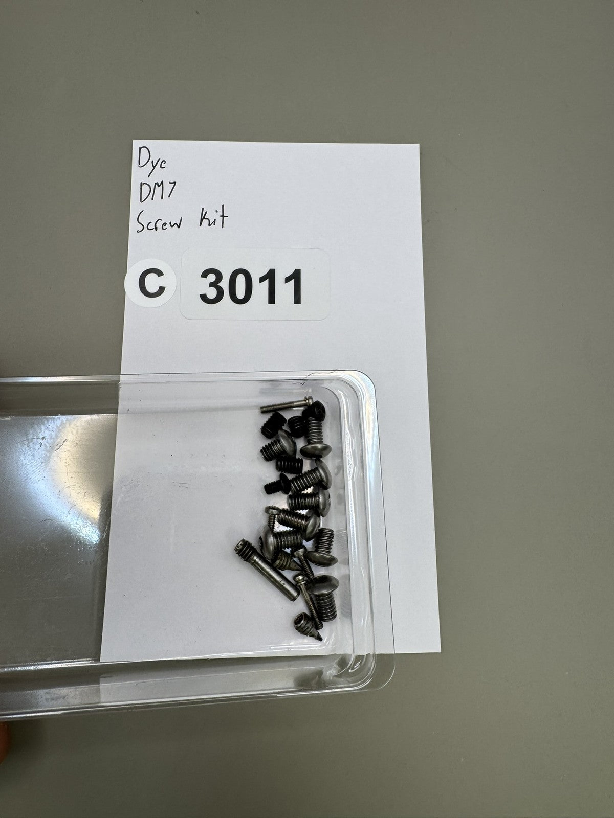 Dye DM7 Screw Kit Paintball Marker Hardware Parts