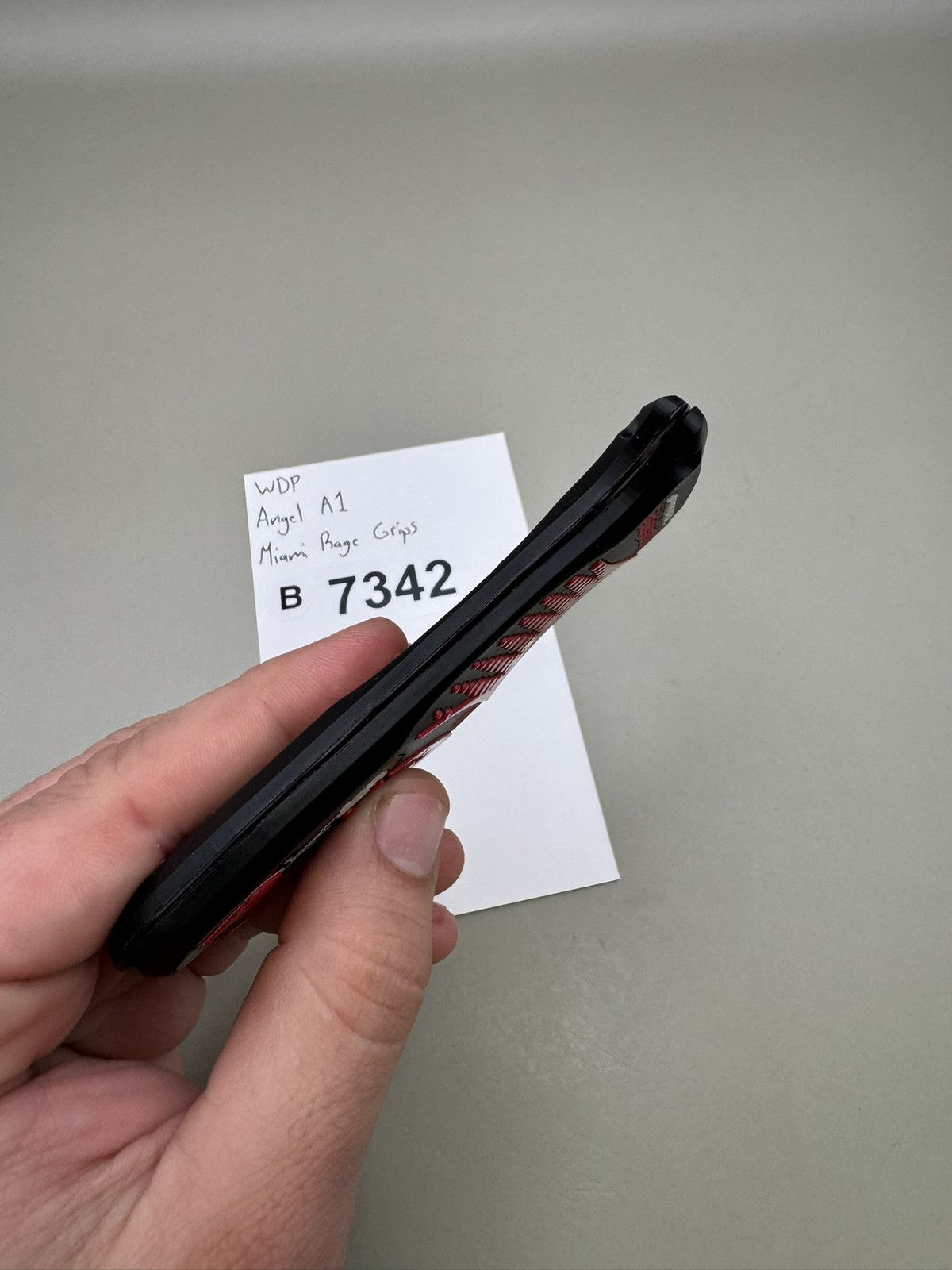 WDP Angel A1 Miami Rage Dirty South Grips Black Red