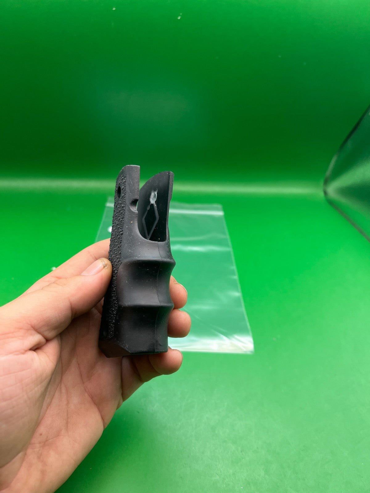 45* Grips - used paintball grip panel - black