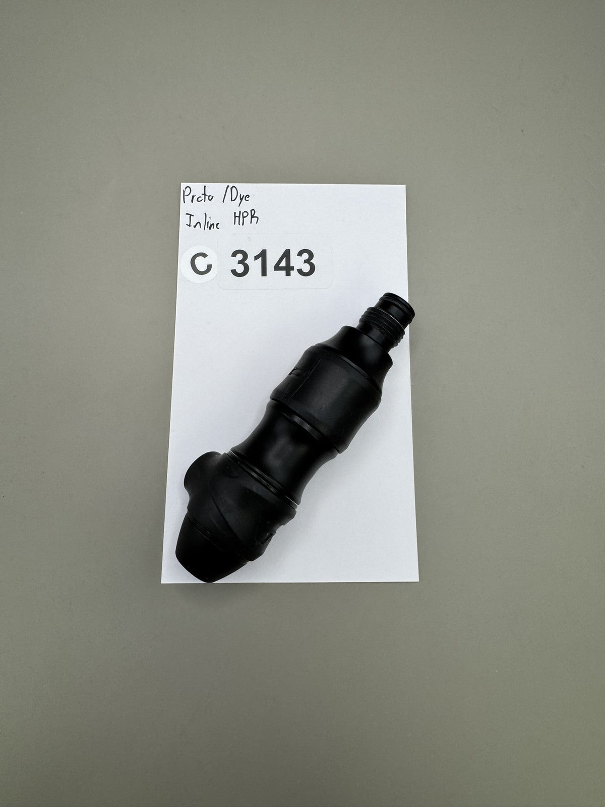 Proto/Dye Inline HPR Paintball Regulator Black