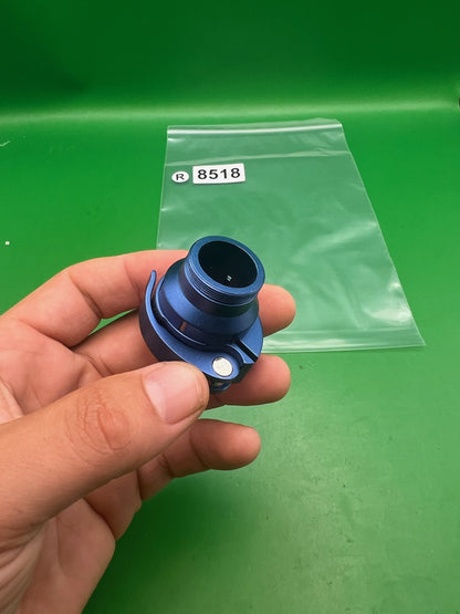 Warrior Ion G Lock Clamping Feedneck Low Rise Blue Aluminum