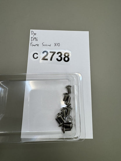 Dye DM6 Paintball Frame Screw X10