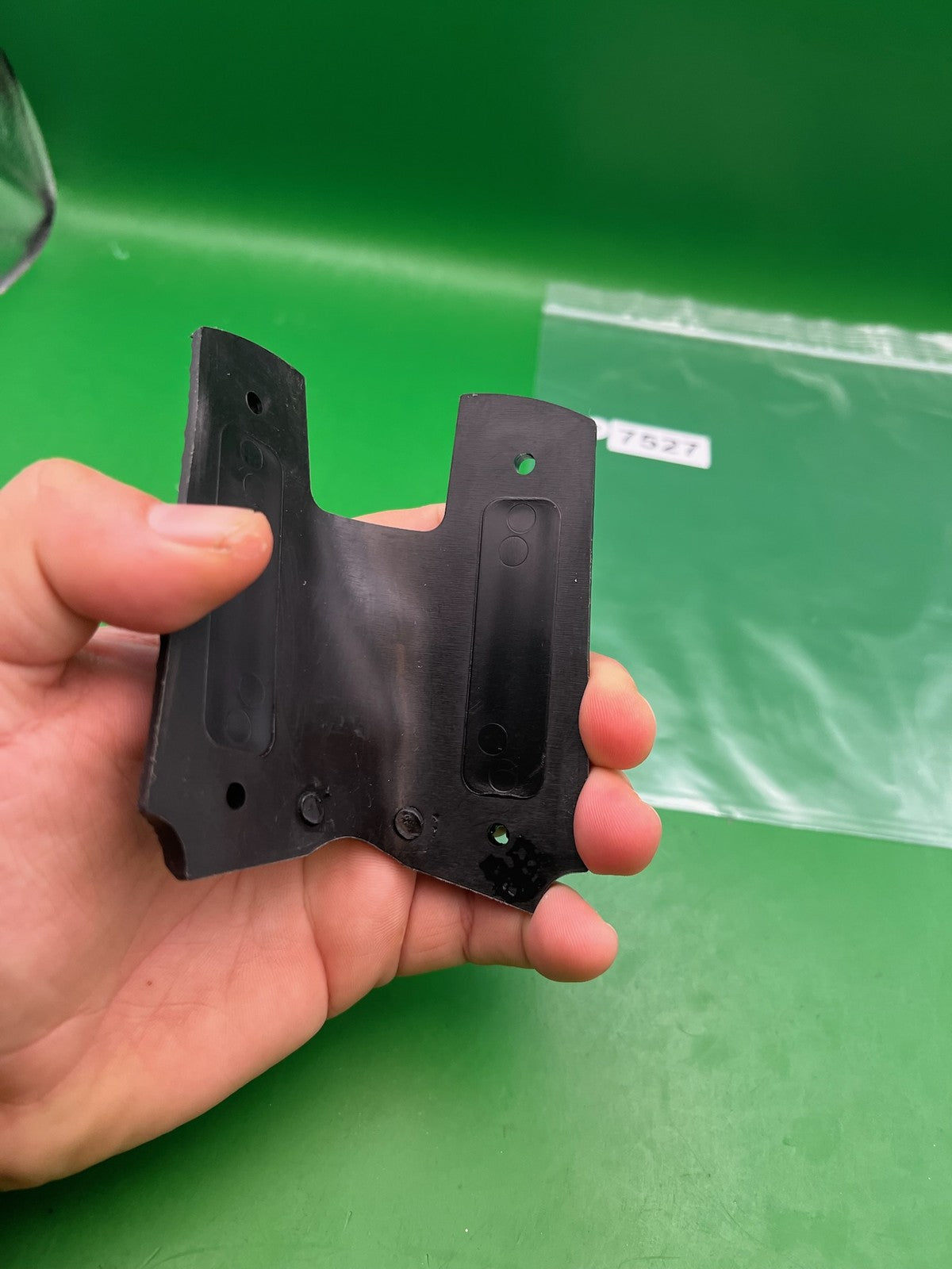 Smart Parts 1911 45 Style Grip Panels Black Rubber Paintball Marker Grips