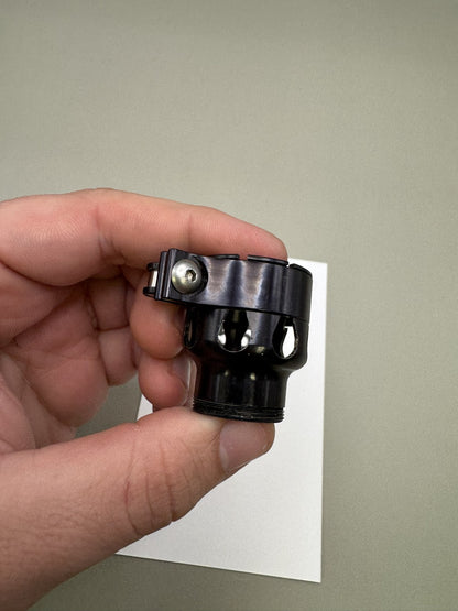 Custom Products Dye Threaded Clamping Feedneck Black