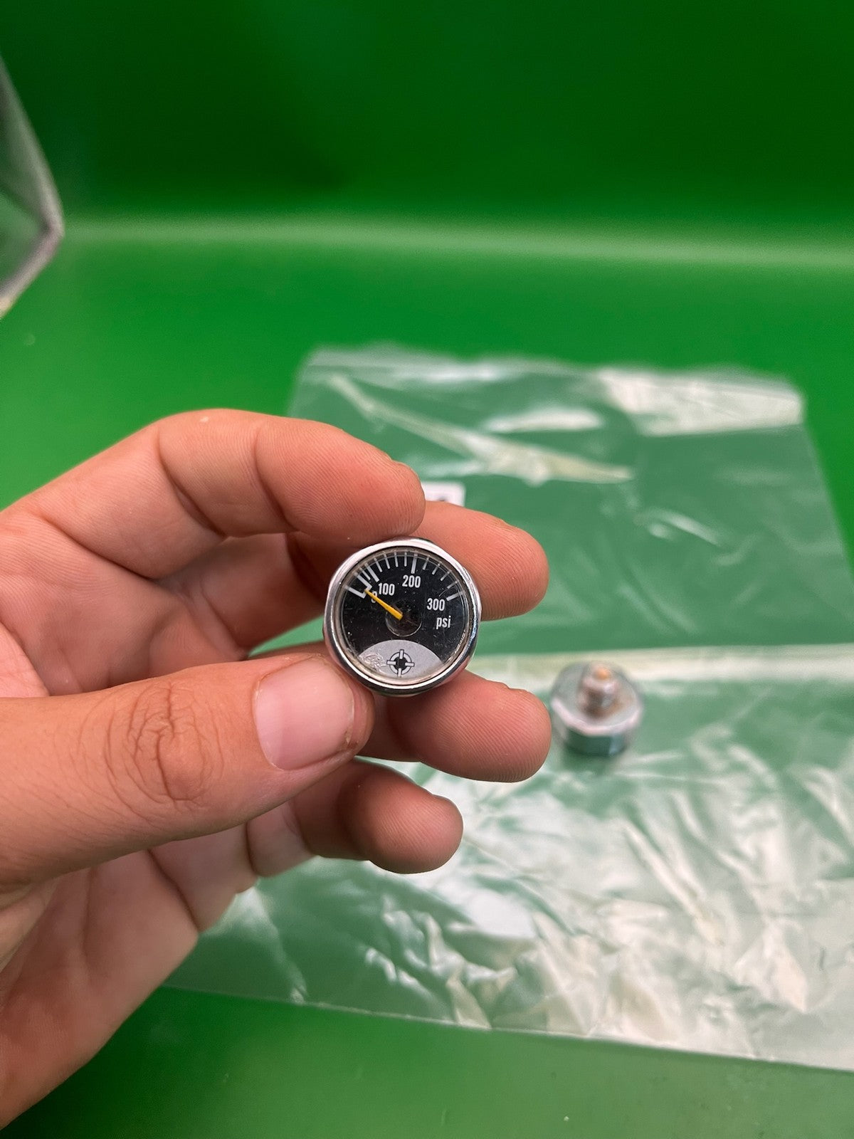 Smart Parts 0-300 PSI Mini Pressure Gauge Chrome Silver Lot of 2