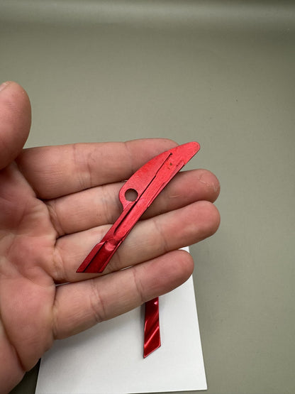 Planet Eclipse Ego 7 Eye Covers Red Anodized Aluminum Pair