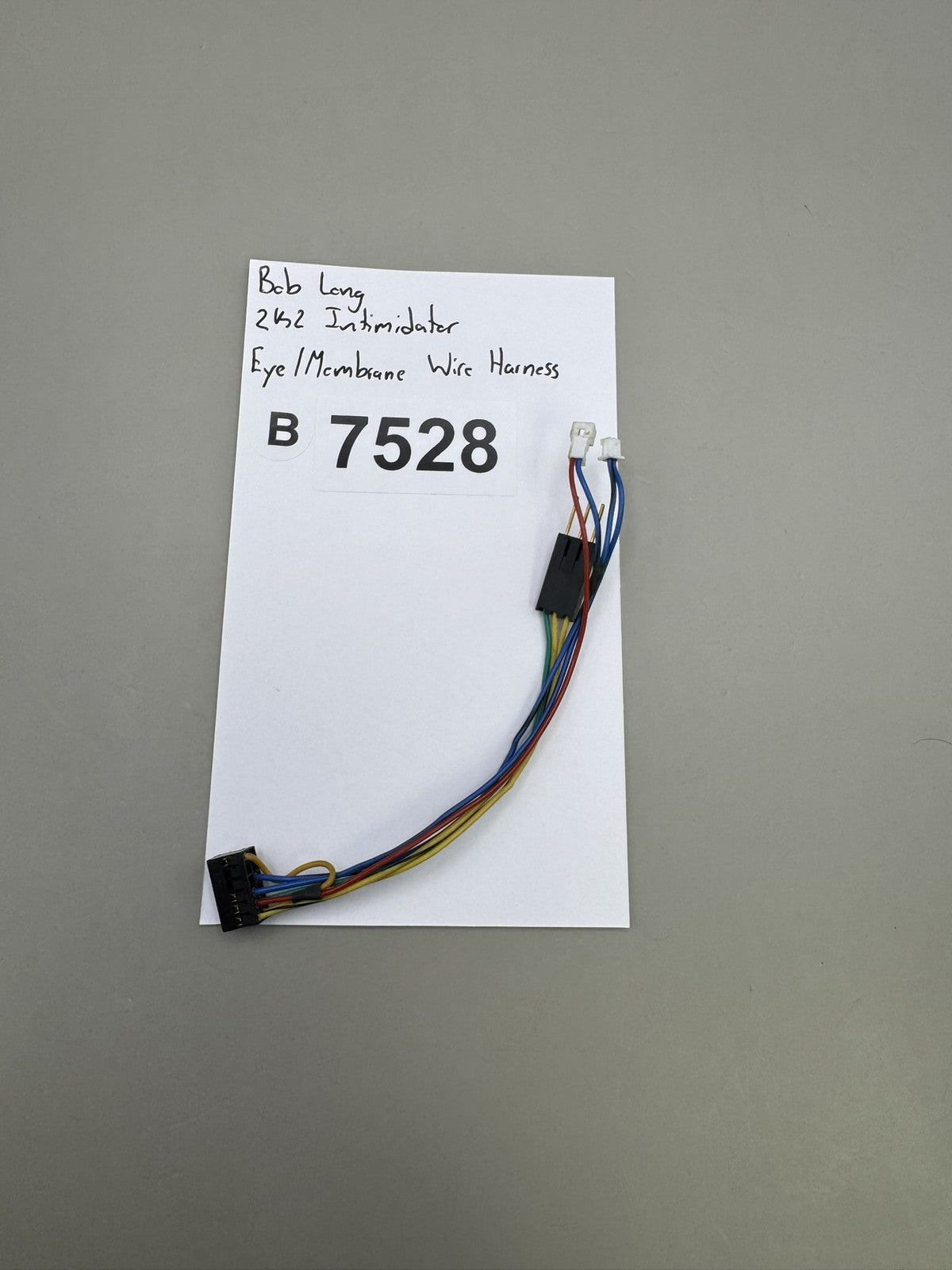 Bob Long 2K12 Intimidator Eye Membrane Wire Harness