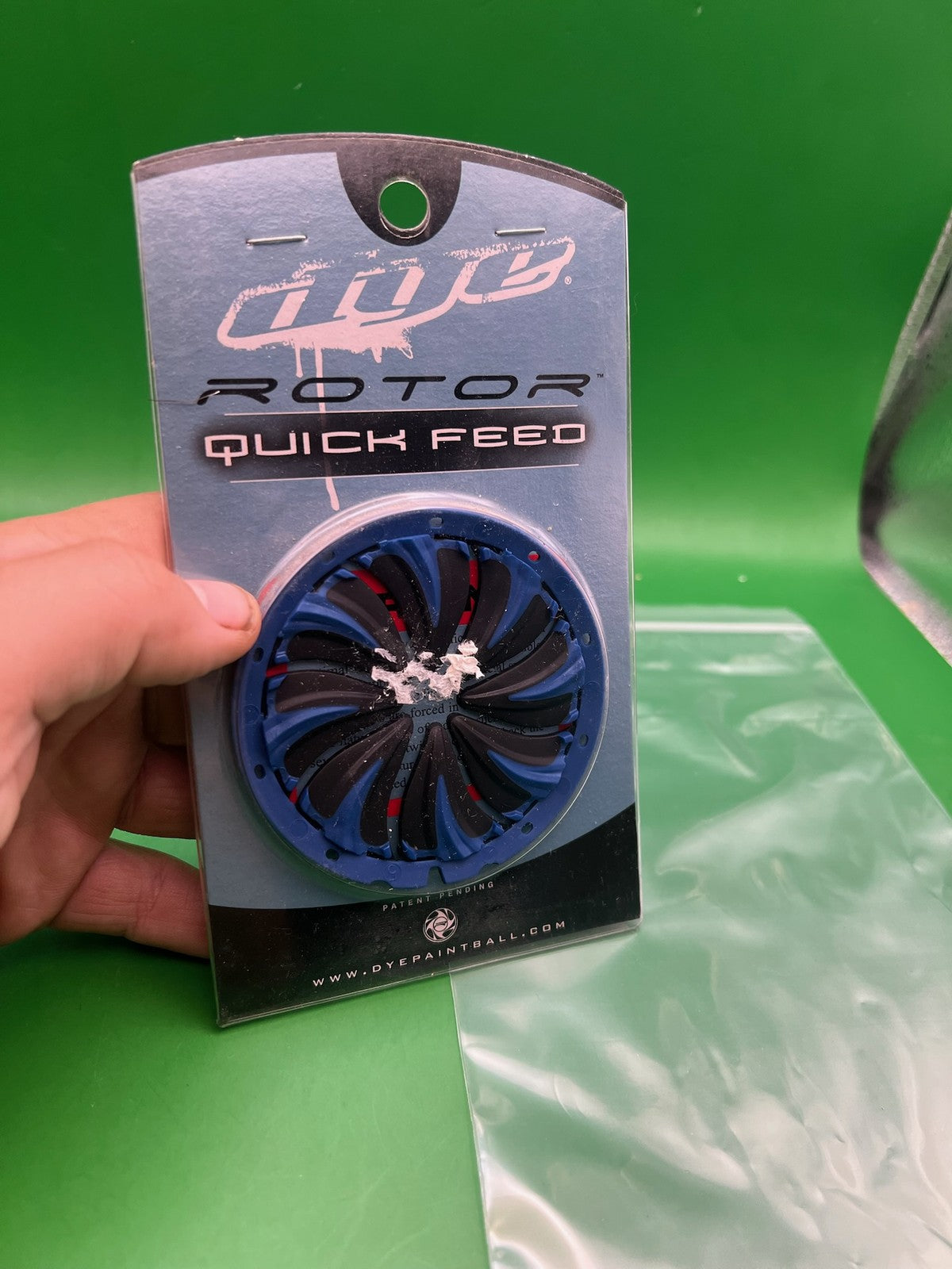Dye Rotor Quick Feed Speed Feed Lid Blue Hopper Loader Speedfeed