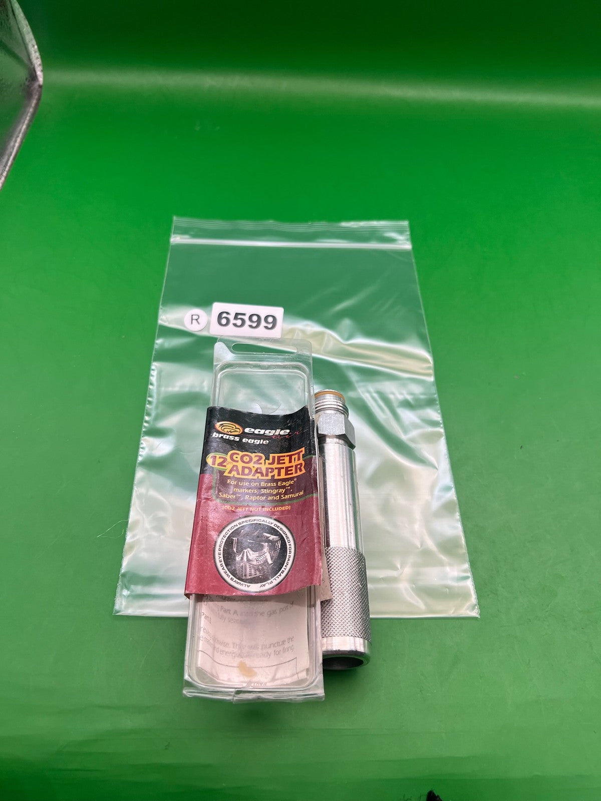 Brass Eagle 12g CO2 Jett Adapter Silver