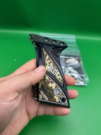 Hybrid Contract Killer Dye DM5 Grips Desert Camo Black Gold Wrap Around