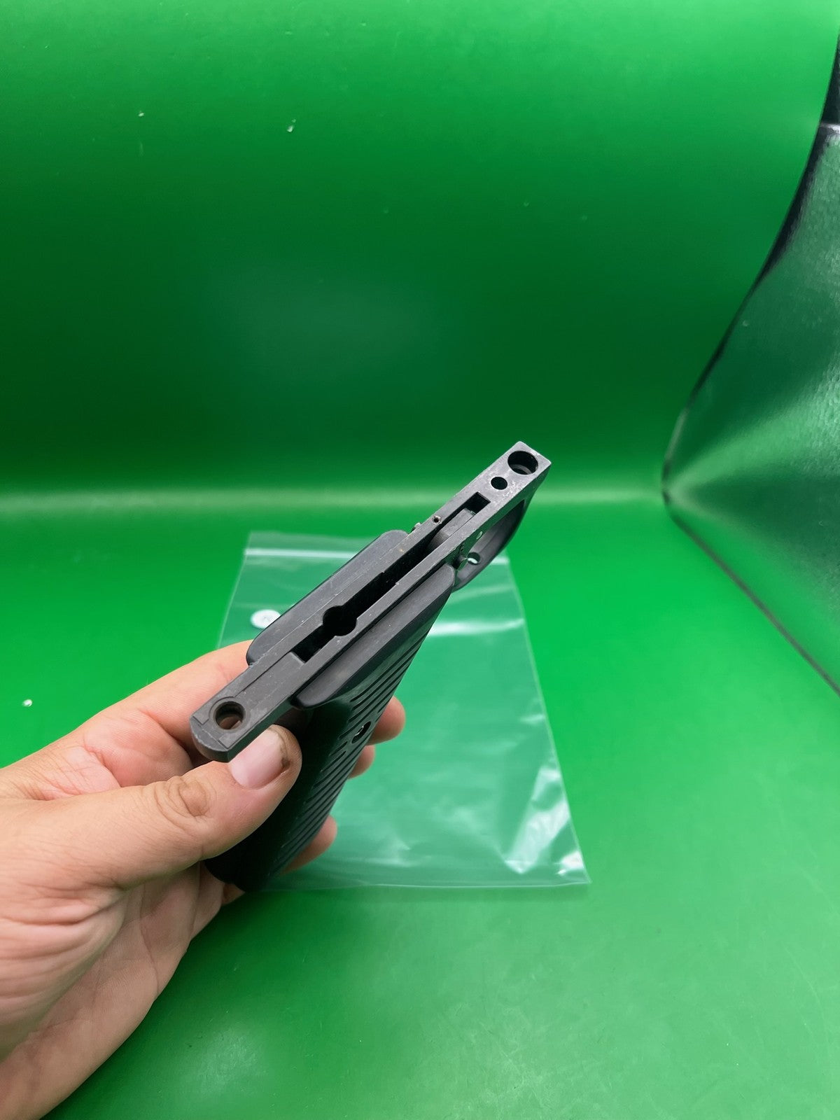 Automag Frame - used paintball grip frame - black