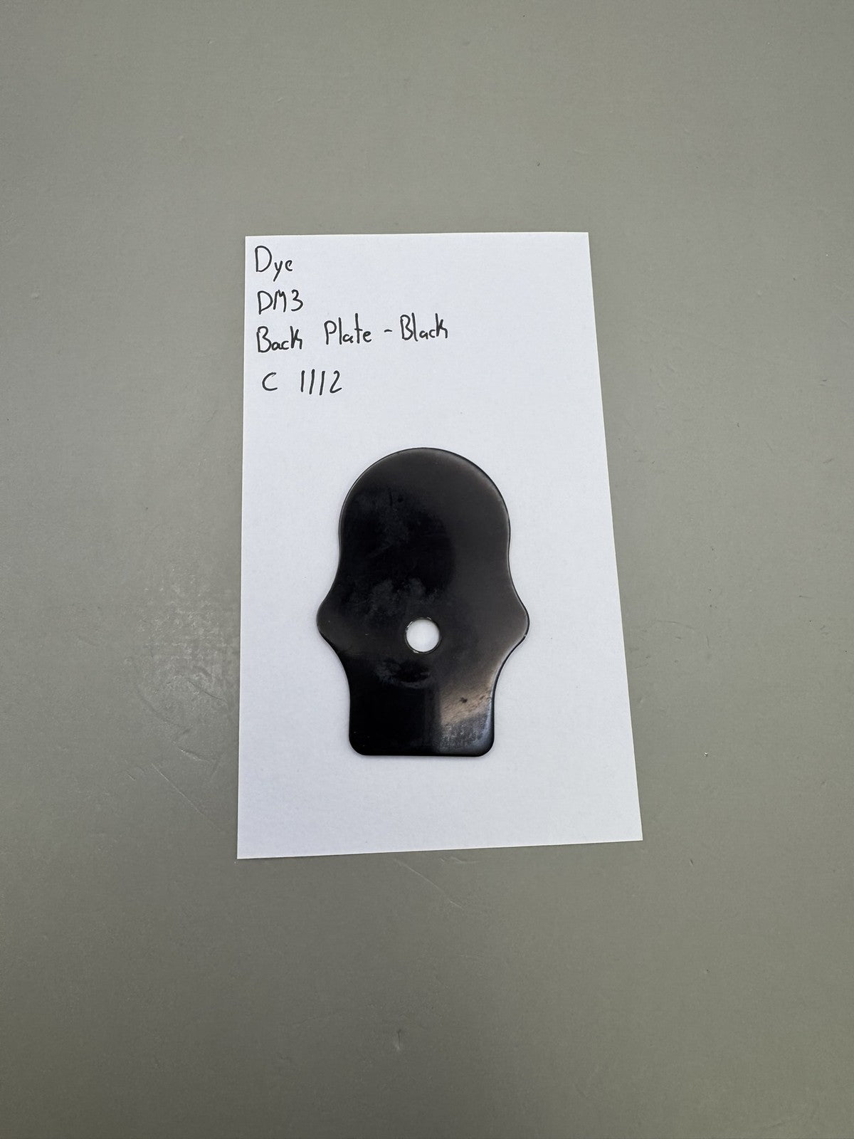 Dye DM3 Back Plate - Black