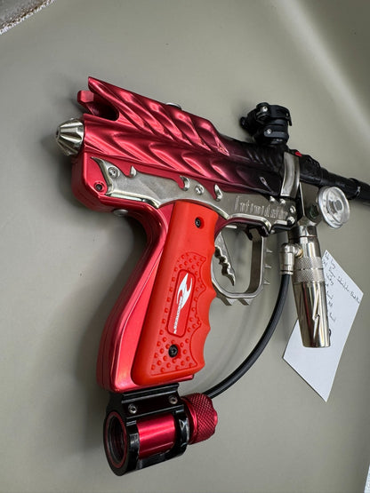 Bob Long 2k2 Dragon Intimidator - Black/Red - Paintball Marker Fully Working