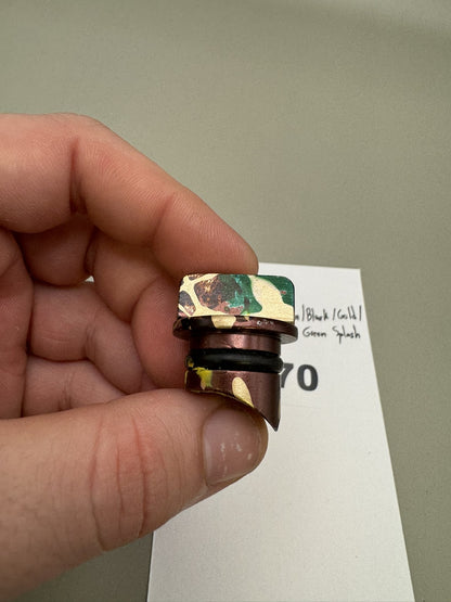 AGD Automag Power Feed Plug - Brown/Black/Gold/Green Splash