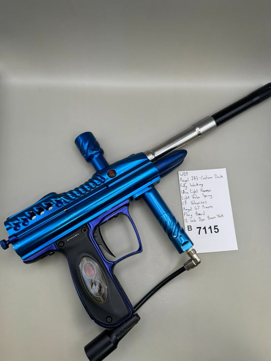 Angel IR3 - Custom Dark Blue Paintball Marker Fully Working