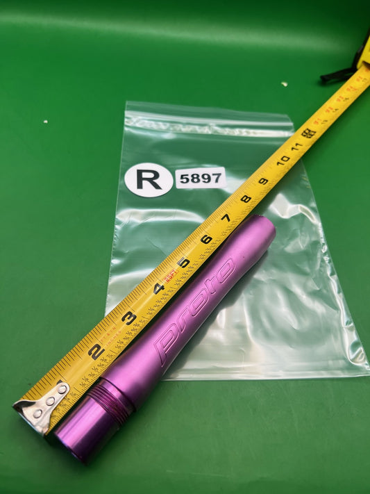 Proto Autococker Barrel Back Purple 6" .688 Bore Aluminum