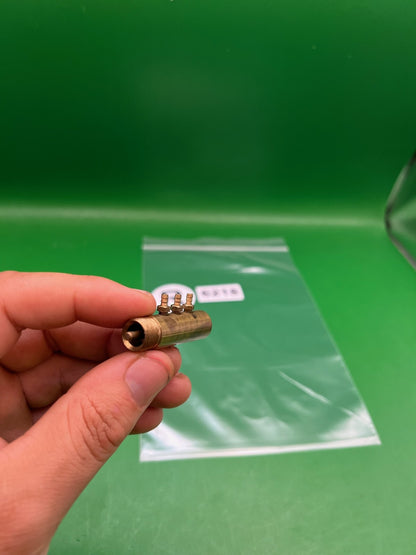 Brass Autococker Ram - used paintball ram - brass