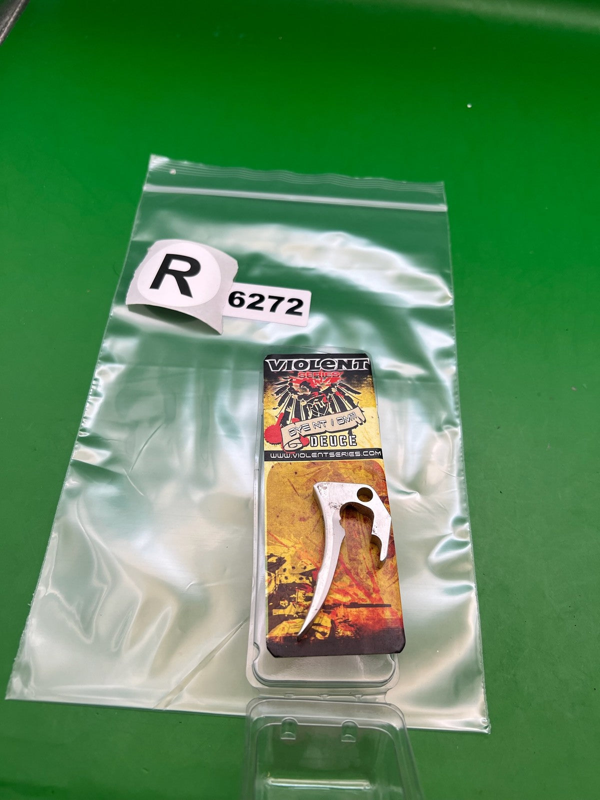Stock Dye Trigger - used paintball trigger - silver