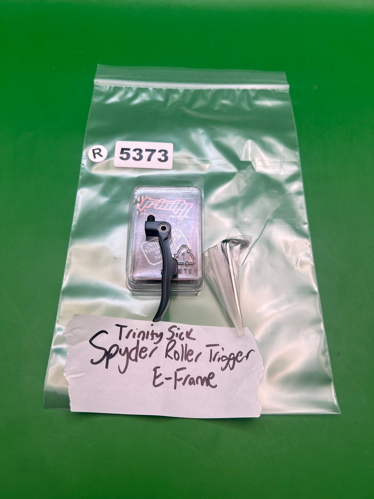 Trinity Sick Spyder E-Frame Roller Trigger Black Aluminum Upgrade