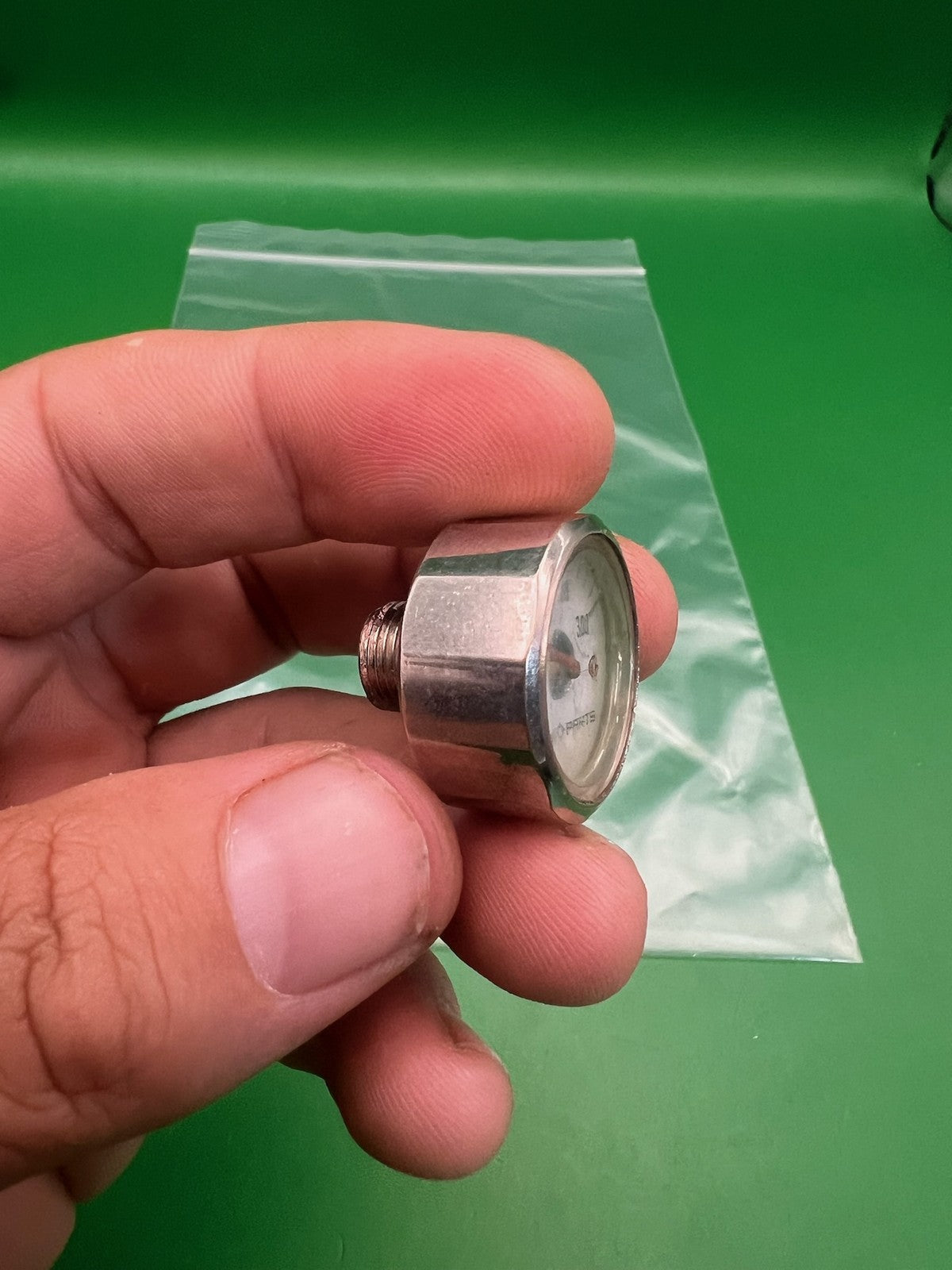 Smart Parts 0-300 PSI Mini Pressure Gauge Chrome ION Shocker SFT