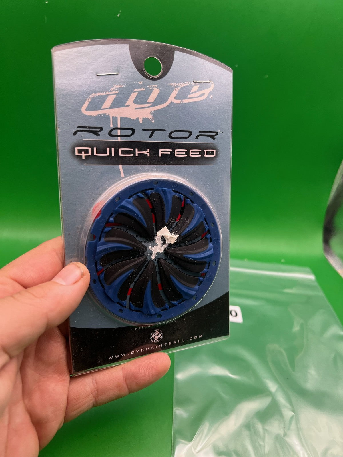 Dye Rotor Quick Feed Speed Feed Lid Blue Speedfeed Hopper Loader