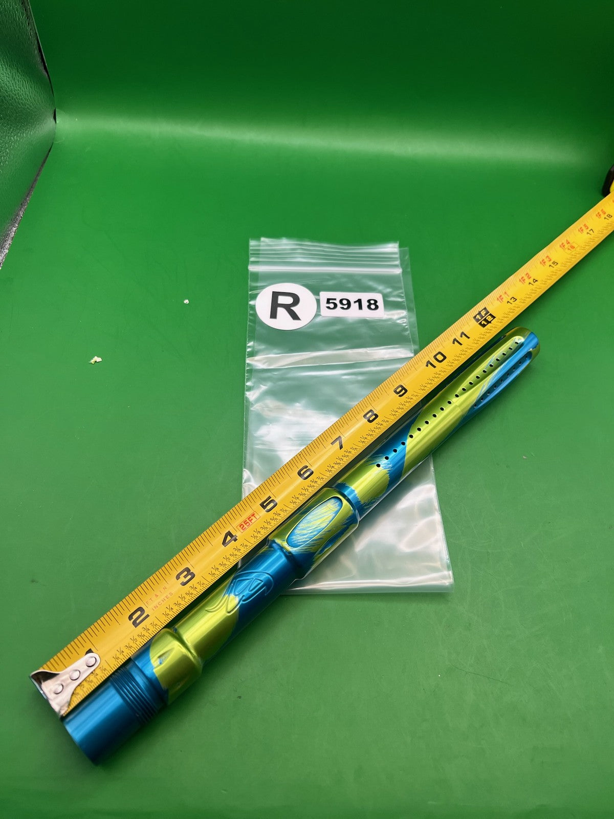 Custom Anno Bob Long .689 Blue Yellow Splash