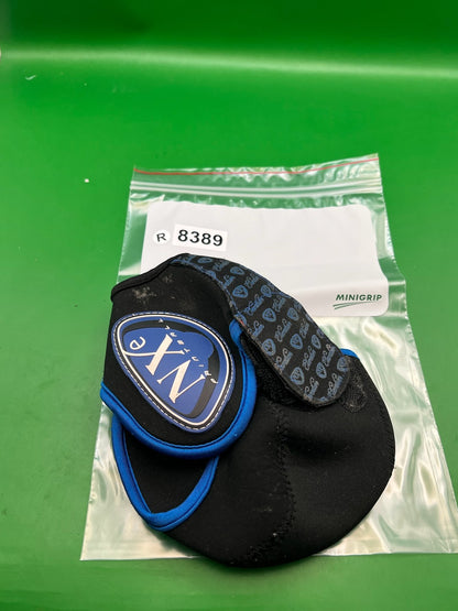 NXE Paintball Tank Cover Black Blue Neoprene HPA