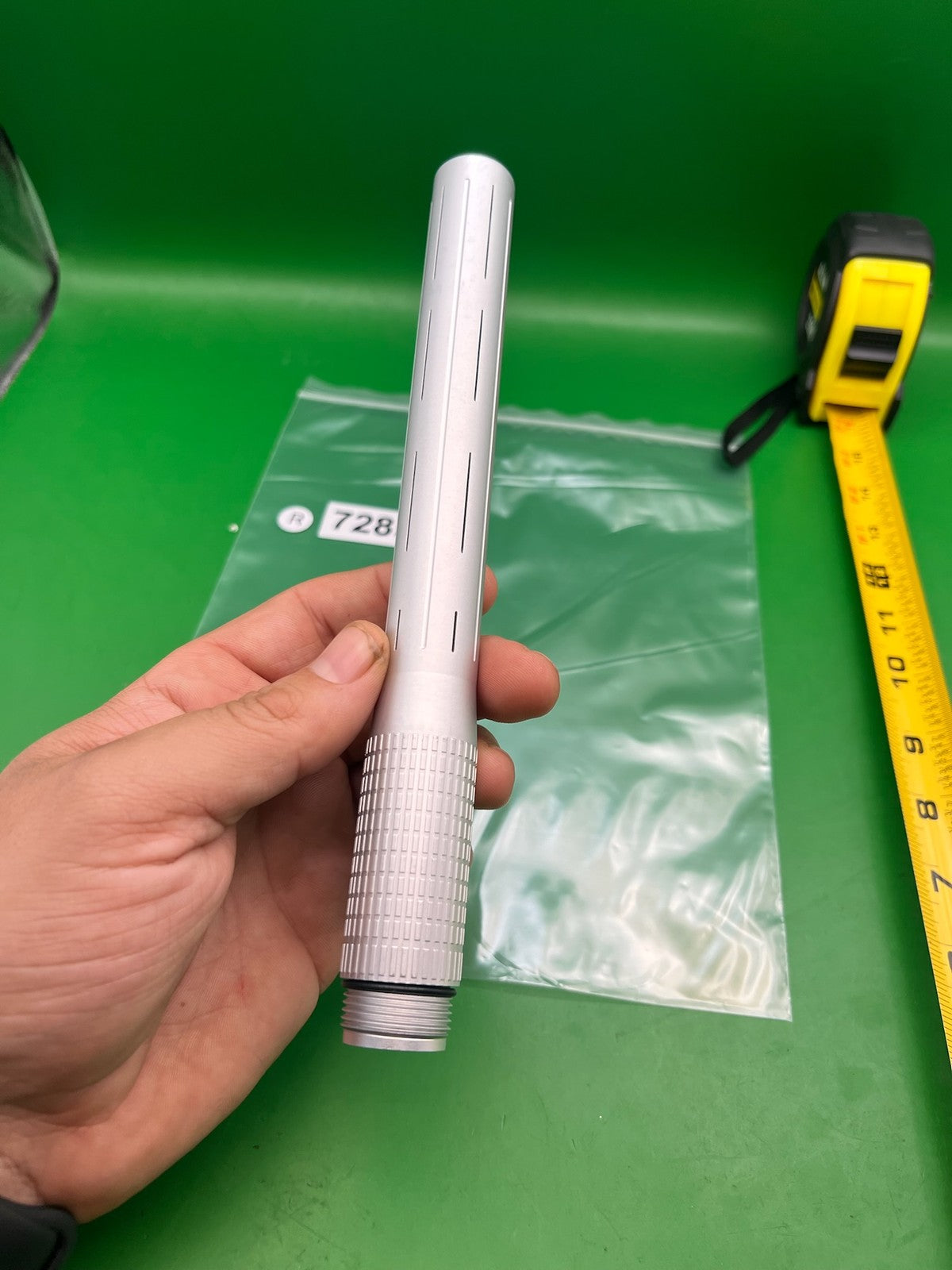 Infamous Pro DNA Silencio AC Threaded Barrel Tip Silver Aluminum 14"