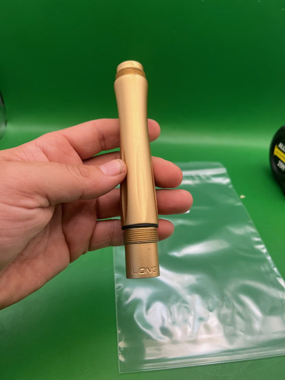 Bob Long  Piece barrel Back Autococker Thread .689 Gold